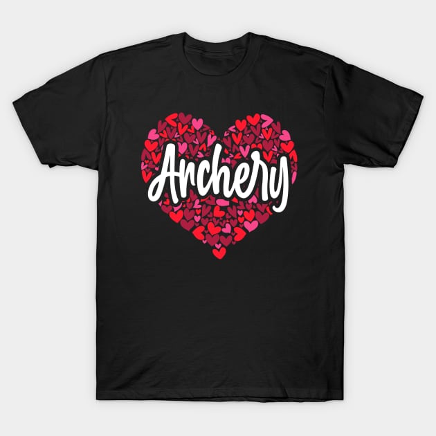 funny heart archery T-Shirt by Uni0horse